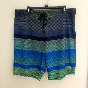 Men’s Hurley swim shorts, size 36.